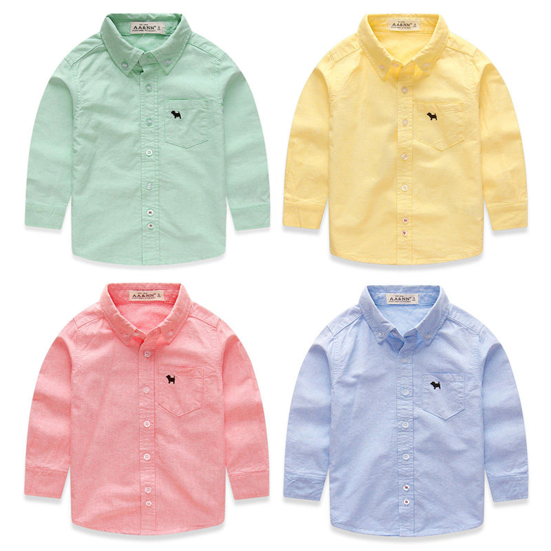 Chemise garcon à manche longue - Ref 2081814 Image 1