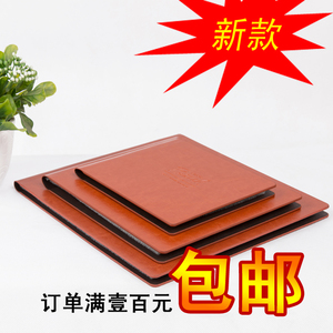 方8方6方10寸儿童皮质相册封面棕色软皮册影楼后期相册封面定制
