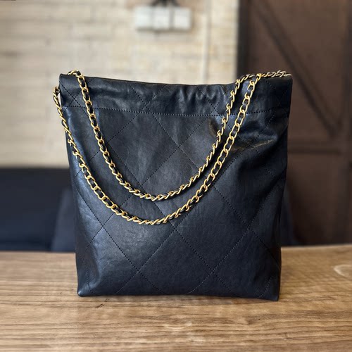 经典款菱格手工缝线香奶奶垃圾袋