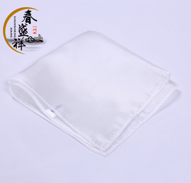 夏季超薄飘逸真丝手绢桑蚕丝绘画