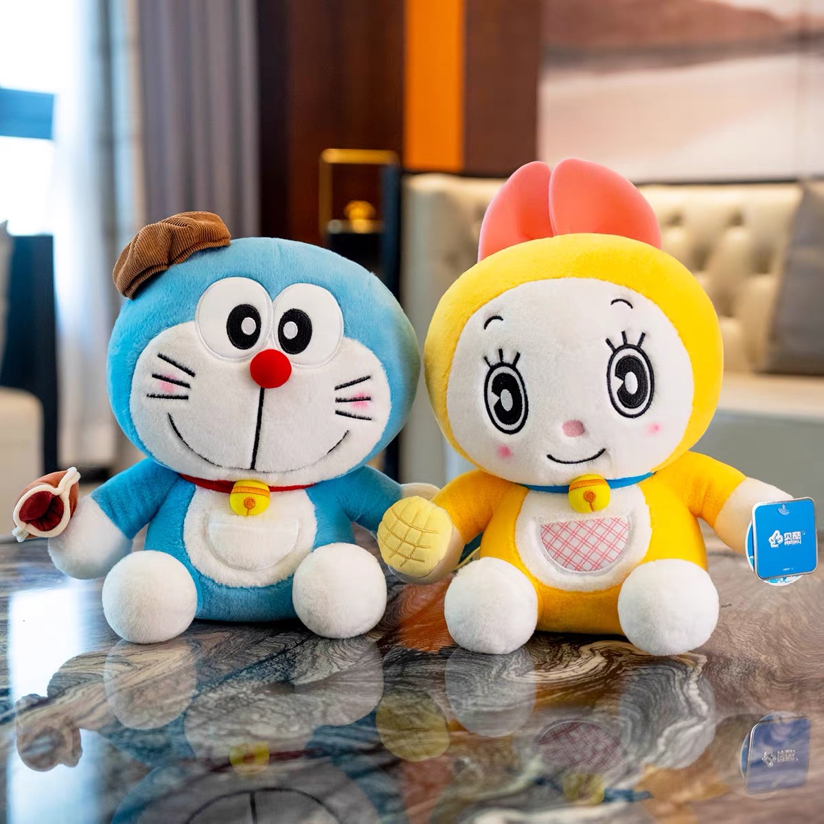 哆啦A梦公仔玩偶睡觉抱哆啦美布娃娃毛绒玩具安抚娃娃礼物女