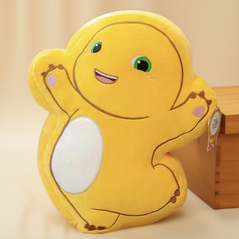 正版奶龙抱枕沙发客厅靠枕办公室靠垫午睡枕车载靠背女生睡觉抱枕