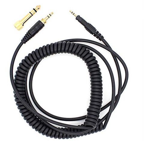 适用于M50x/M40x/M70x头戴耳机线弹簧线加长耳机线可伸缩