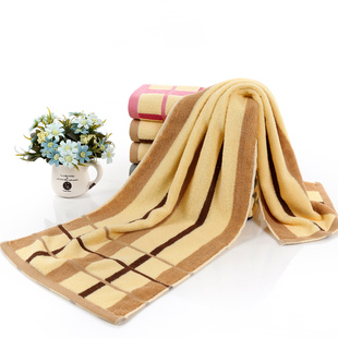 毛巾35 长条加长冲凉吸汗绣字LOGO 110运动洗澡健身房纯棉长款