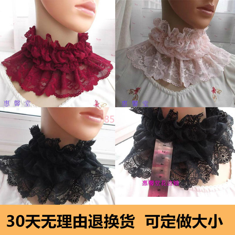 한국식 봄 여름 가을 겨울 따뜻하고 다양한 경추 따뜻한 소매 머리와 목 반지 여성 가짜 칼라 가짜 하이 칼라 스카프