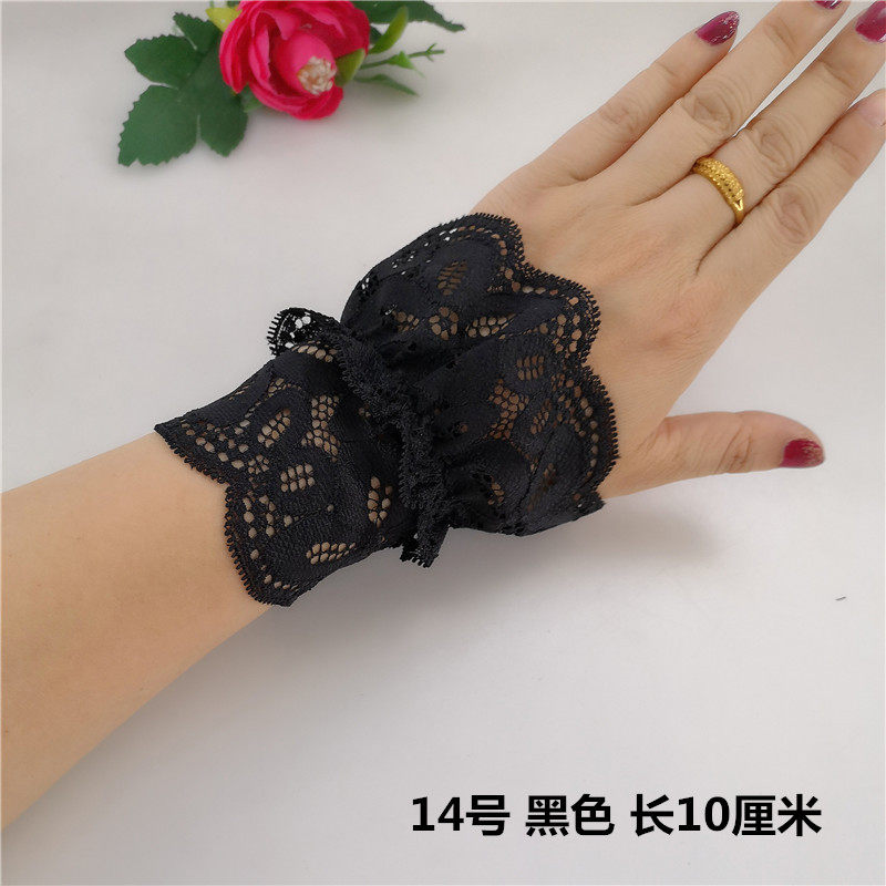 HUI XIN TANG FAKE SLEEVE ORIGINAL FEMALE LACE ARM WRIST SLEEVE CUFF WRIST GUARD WRIST SLEEVE ARM SLEEVE SLEEVE