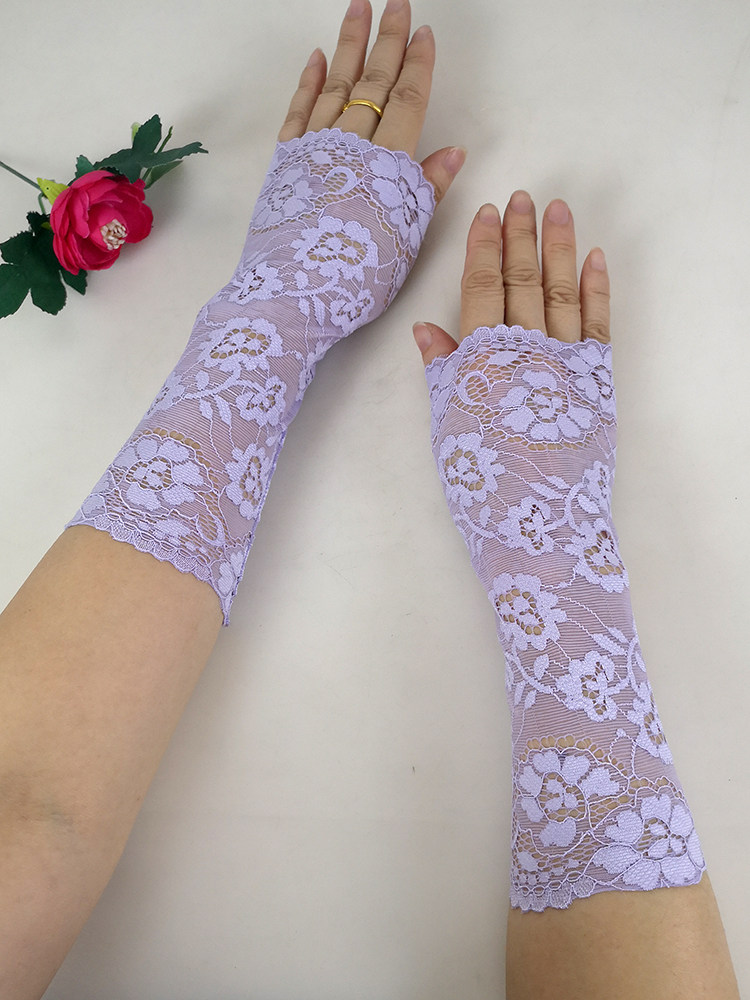 WARM THIN FAKE SLEEVE LACE WRIST COVER FEMALE COVER ON THE BACK OF THE HAND SCAR TATTOO TATTOO ARM ARM SLEEVE SUN PROTECTION