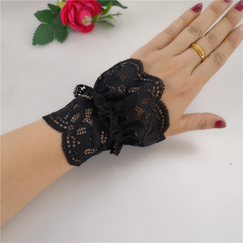 HUI XIN TANG FAKE SLEEVE ORIGINAL FEMALE LACE ARM WRIST SLEEVE CUFF WRIST GUARD WRIST SLEEVE ARM SLEEVE SLEEVE