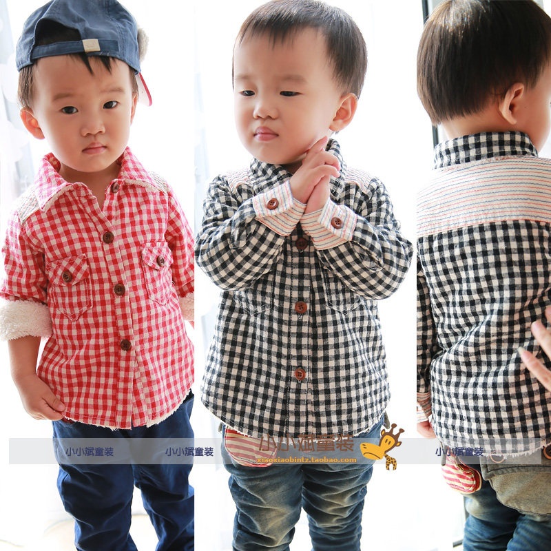 Chemise garcon à manche longue - Ref 2078130 Image 1