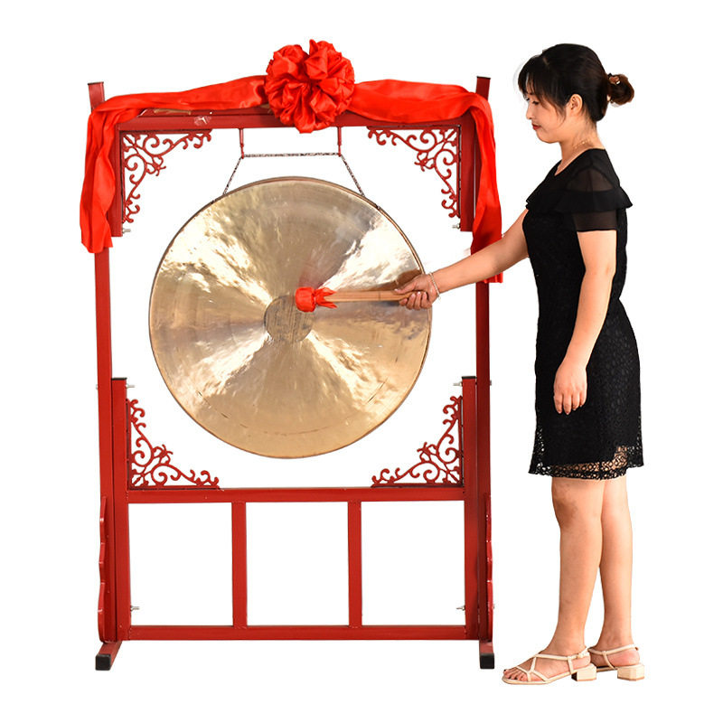 开道锣响铜防汛抗洪锣立式大锣抄锣铜锣庆典亮锣苏锣乐器。