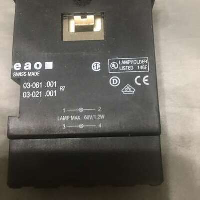售前咨询eao LAMPHOLDER LISTED 146F