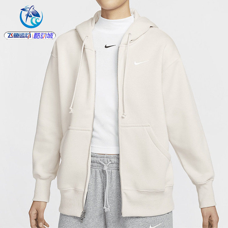 耐克Nike连帽宽松加绒夹克外套