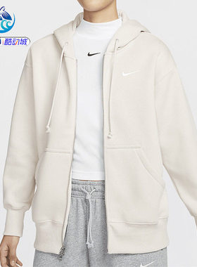 耐克Nike连帽宽松加绒夹克外套