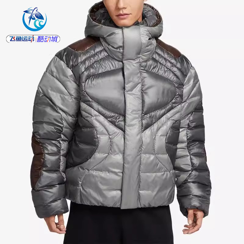 耐克Nike男子拼接宽松棉服外套