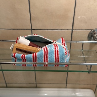 好市民大发 自制毛巾料精致便携式ccd收纳包口红气垫旅行洗漱包