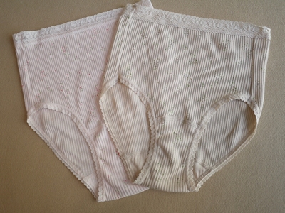 日单纯棉柔软舒适中高腰女内裤