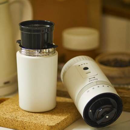 日本BRUNO便携咖啡机迷你小型研磨一体磨豆机家用旅行随身咖啡杯