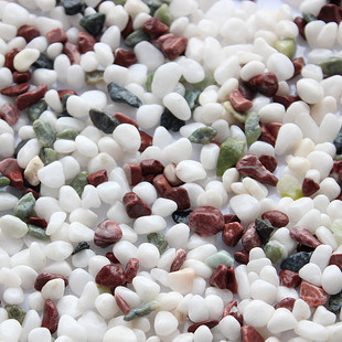 美人鱼天然白玉石鱼缸装饰石子水晶石子白石子花玉石底砂造景