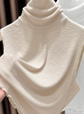 秋冬款假衣领白色立领搭配打底假领秋冬百搭假领子女半高领网纱