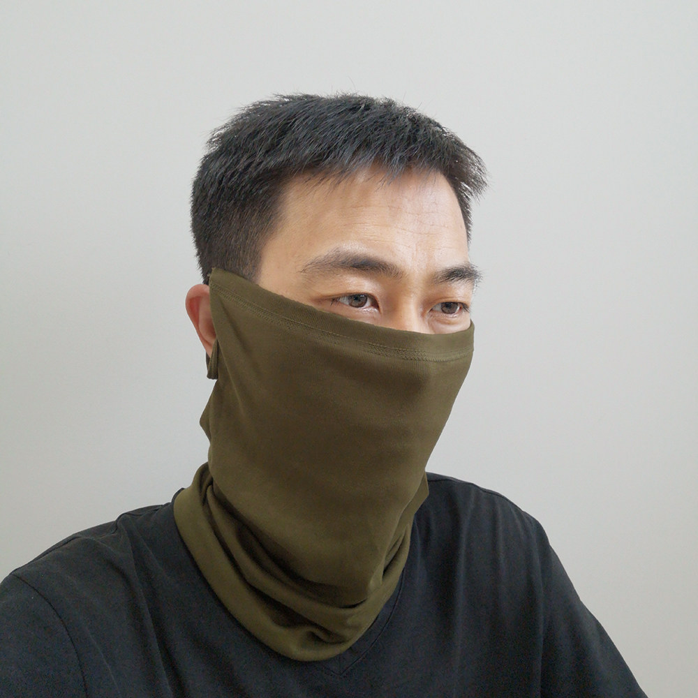 单层挂耳多功能面罩电焊防烫脸护颈脖套围脖薄款春棉套头吸汗透气