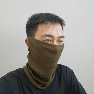 单层挂耳棉多功能面罩电焊防烫脸护颈脖套围脖 90%棉套头吸汗透气