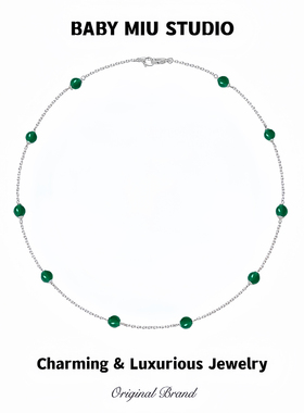 【BABYMIU】新中式绿玛瑙项链