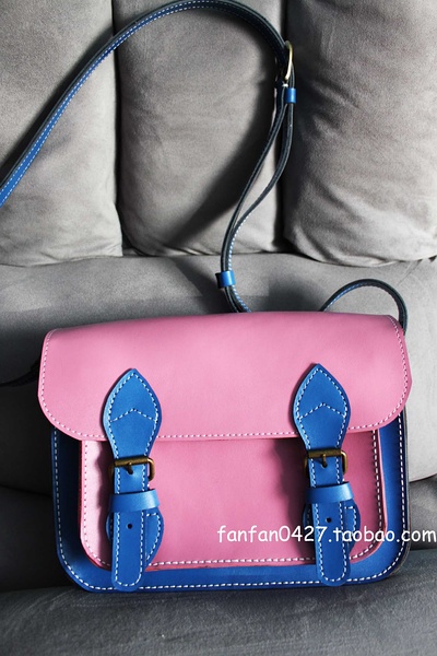 ·º·º¶¨ÖÆÊÖ¹¤vintage¸´¹ÅţƤCambridge Satchel ÌØ£¡»ØÀ¡·ÛÆ´À¶