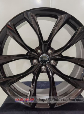 20 21 22寸适用特斯拉Model 3 Y X奔驰宝马奥迪捷豹锻造黑色轮毂