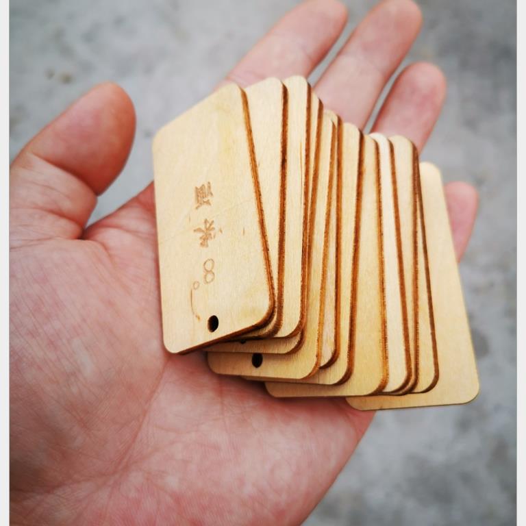 diy定制许愿卡刻字配件