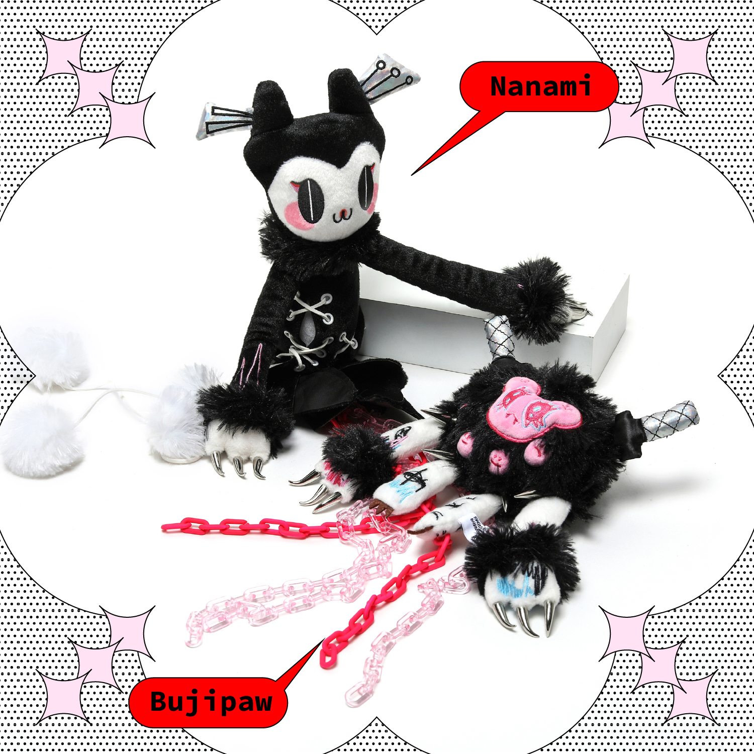 【Nanami&Bujipaw】艺术家联名猫咪武士偶马丁·戈雅生意x白桃桃