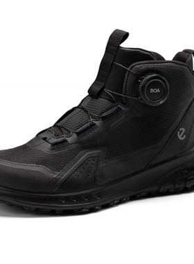 ECCO爱步登山鞋男2025新款高帮保暖防滑户外徒步鞋男 奥途824344