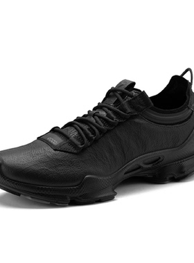 ECCO爱步运动男鞋新款百搭轻盈舒适跑步鞋健身鞋 健步BIOMC800444