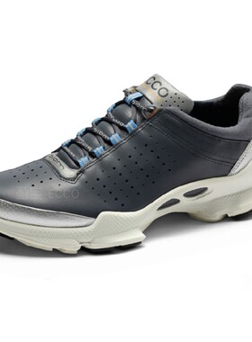 ECCO爱步男鞋大经典休闲运动鞋牛皮BIOM跑鞋健步C 091504