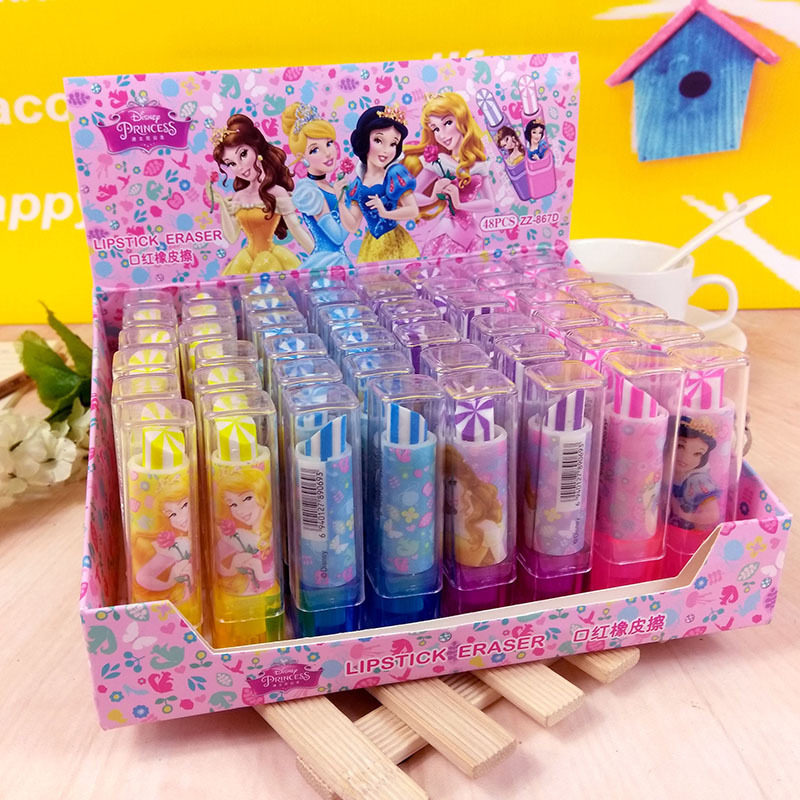 橡皮擦创意卡通可爱儿童口红橡皮擦冰雪奇缘彩色包邮10个|ruв категории электронный словарь/электрический бумажных книг/канцелярские принадлежности, повседневной школьных принадлежностей, ластик - от Buy2taobao.com для оказания профессиональной услуги покупки агента Taobao