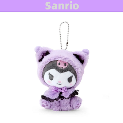 日本限定kuromi库洛米猫咪换装公仔玩偶毛绒包包小挂件配饰酷洛米