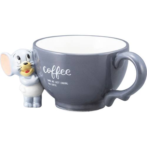 现货日本正版猫和老鼠周边外甥泰菲陶瓷水杯子马克杯咖啡杯 Tuffy