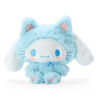 三丽鸥日本正品大耳玉桂狗猫咪外套毛绒公仔S玩偶cinnamoroll玩具