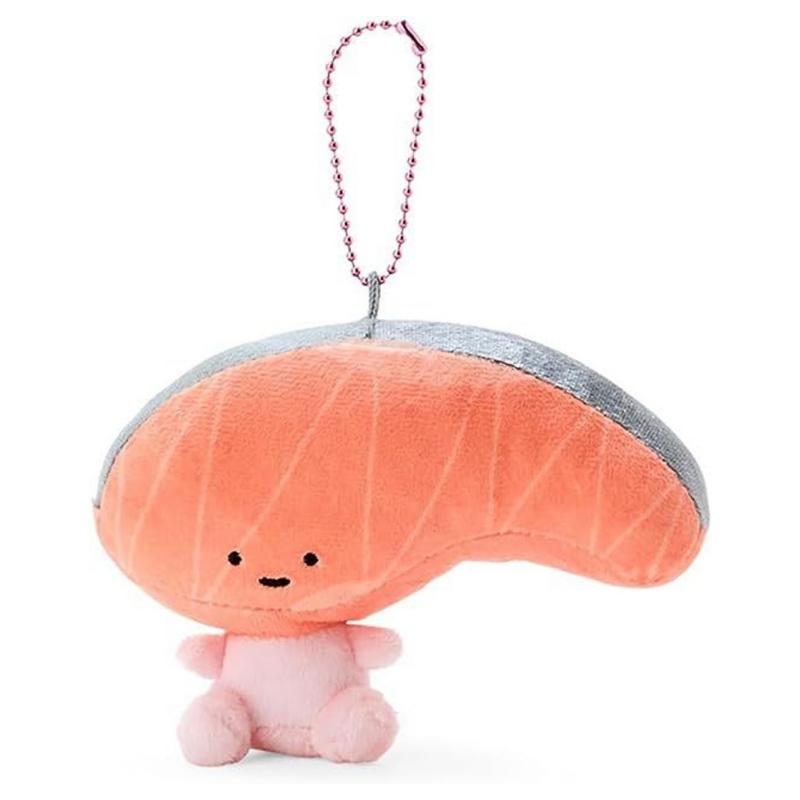 日本正品三丽鸥三文鱼切片妞公仔小挂件吊饰KIRIMI钥匙扣sanrio