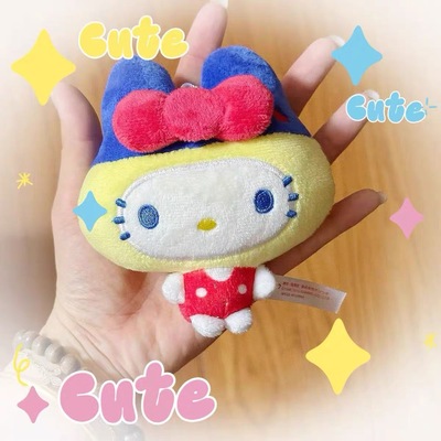 日本正版三丽鸥HelloKitty公仔挂件Tamagotchi凯蒂猫联名拓麻歌子