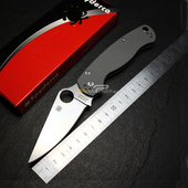 Military系列折刀S45VN 美国SPYDERCO蜘蛛C81 Para S110V粉末钢刃