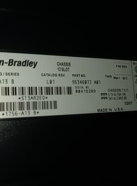 议价ALLEN BRADLEY SLC槽架13槽)/SLC rack13-slot) 1756-A13
