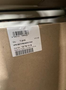 议价1274118 UPS-BAT/PB/24DC/7AH电源