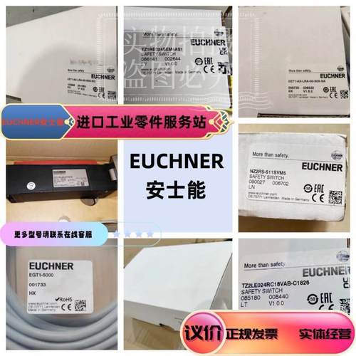 议价Euchner安士能 123374 安全开关 CTP-L1-AR-M-HA-AE-SH-12337