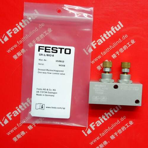 议价Festo 152612 费斯托单向流量控制阀 GR-1/8X2-B
