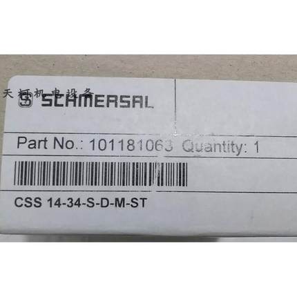 议价SCHMERSAL接近开关CSS 14-34-S-D-M-ST101181063