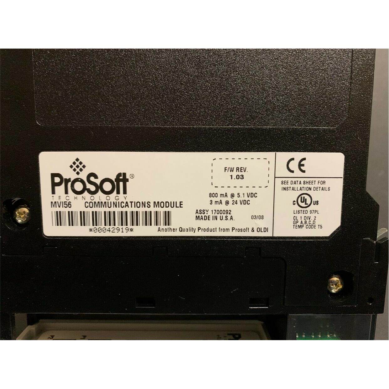 议价ProSoft MVI56-MCM