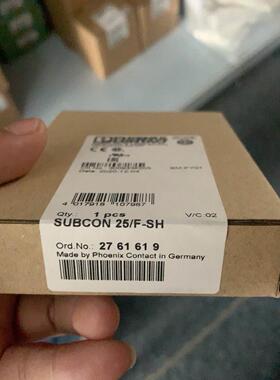 议价2761619 SUBCON 15 HD/M-SH连接器