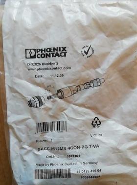 议价1553161公头SACC-M12MS-4CON-PG7-VA连接器