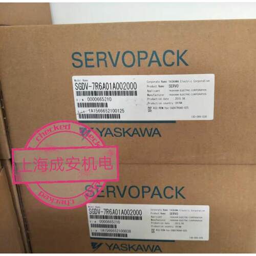 议价驱动器SGDV-7R6A01A002000+电机SGMGV-09ADC61伺服套装特