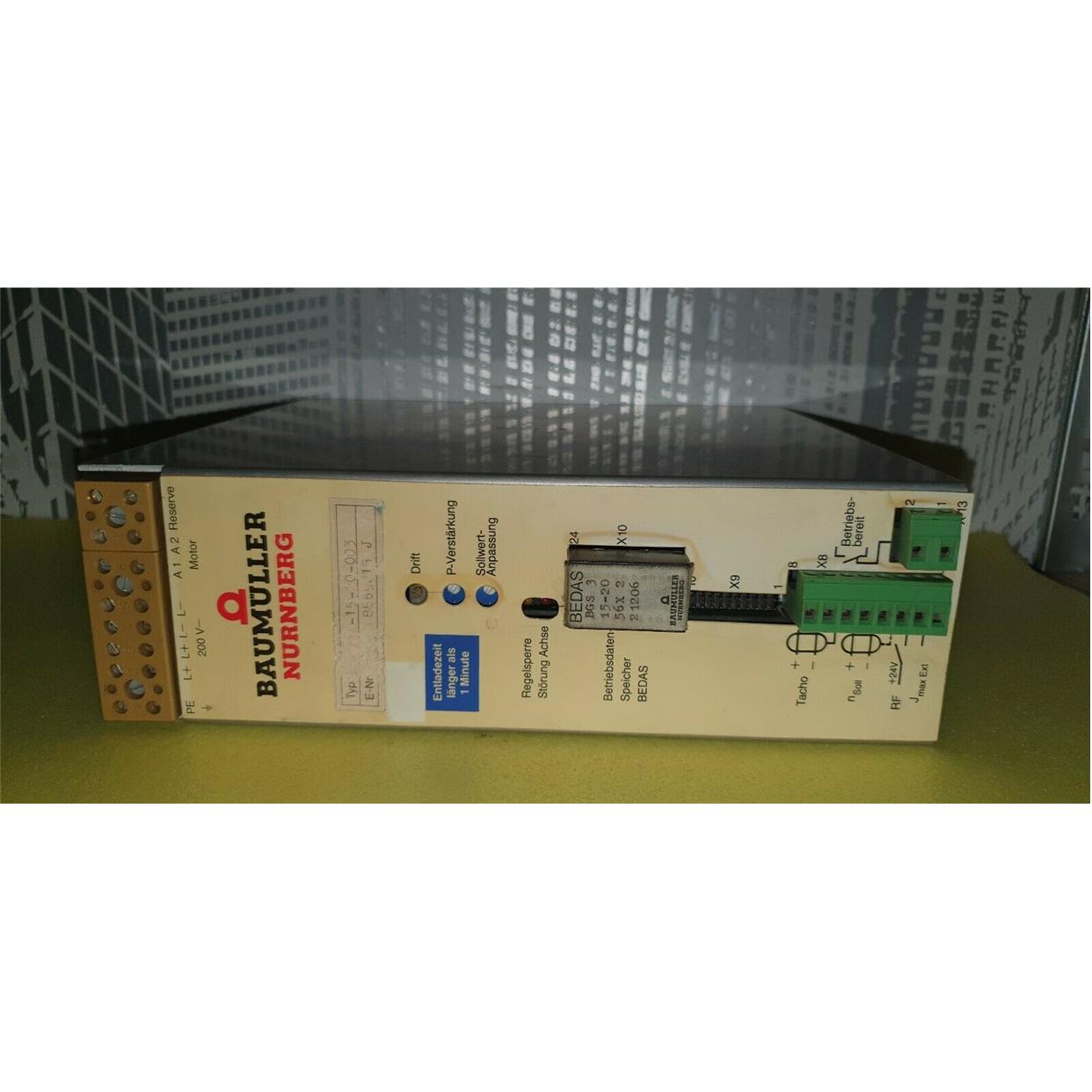 议价Baumüller BGS 3A-15-20-003 Servo BGS3A-15-20-003